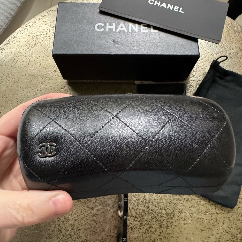 CHANEL Black prescription glasses, with Case and with Soft Pouch. - Picture 12 of 16
